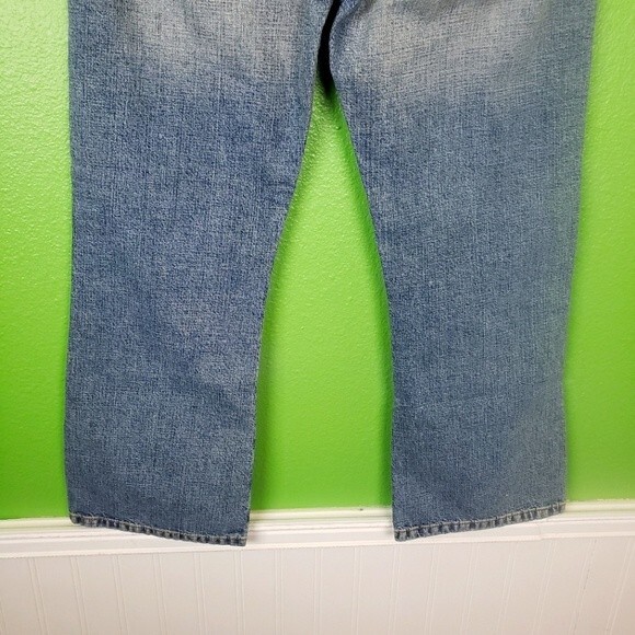 Lucky Brand Dungrees Custom E Crop capri Denim Jeans Size 6/28 - Picture 2 of 10